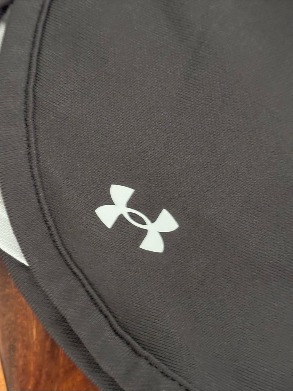 Grey Athletic Mid Rise Shorts - Picture 2 of 4